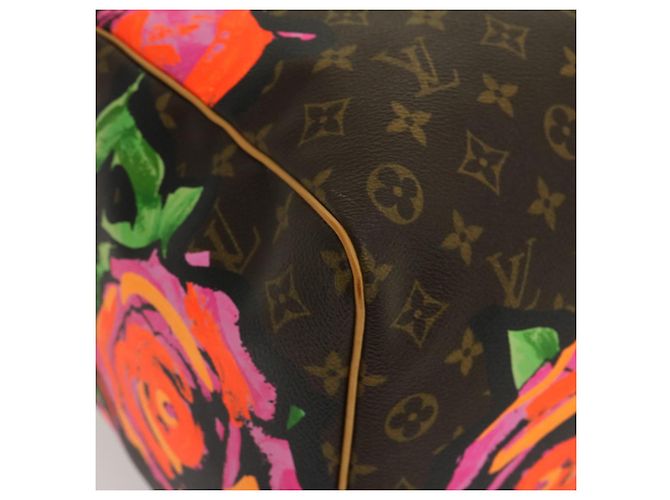 LOUIS VUITTON Monogram Rose Keepall 50 Borsa Boston M48605 LV Auth 29944SV Monogramma - vista 9