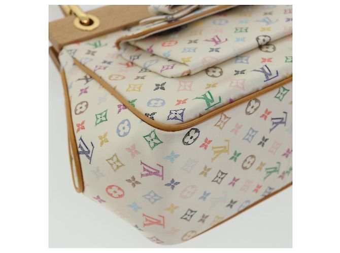 LOUIS VUITTON Borsa a Mano Abelia Monogram Multicolore Satin Bianco M92936 LV 32798SV - vista 15