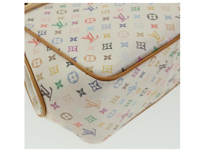 LOUIS VUITTON Borsa a Mano Abelia Monogram Multicolore Satin Bianco M92936 LV 32798SV - vista 17