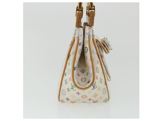 LOUIS VUITTON Borsa a Mano Abelia Monogram Multicolore Satin Bianco M92936 LV 32798SV - vista 4
