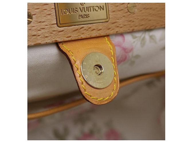 LOUIS VUITTON Borsa a Mano Abelia Monogram Multicolore Satin Bianco M92936 LV 32798SV - vista 9