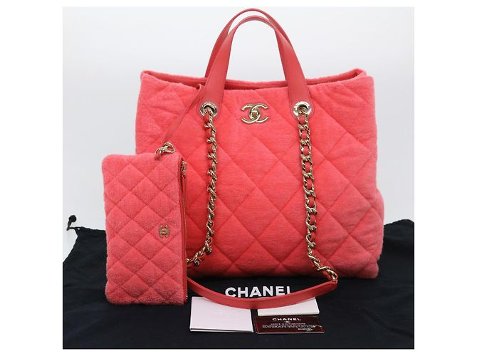 CHANEL Borsa a catena Pile 2way Rosa CC Auth ar9158SAV - vista 12