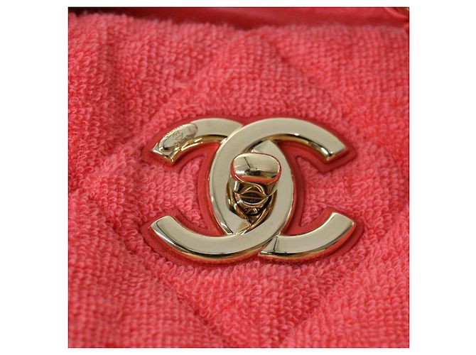 CHANEL Borsa a catena Pile 2way Rosa CC Auth ar9158SAV - vista 19