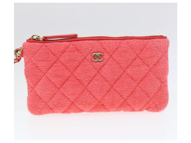 CHANEL Borsa a catena Pile 2way Rosa CC Auth ar9158SAV - vista 25