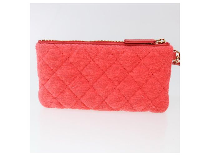 CHANEL Borsa a catena Pile 2way Rosa CC Auth ar9158SAV - vista 26
