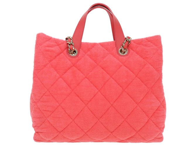 CHANEL Borsa a catena Pile 2way Rosa CC Auth ar9158SAV - vista 3