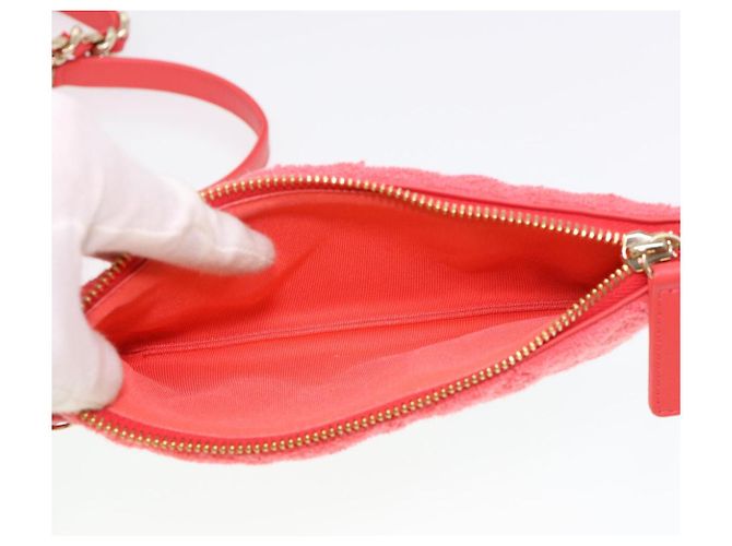 CHANEL Borsa a catena Pile 2way Rosa CC Auth ar9158SAV - vista 32