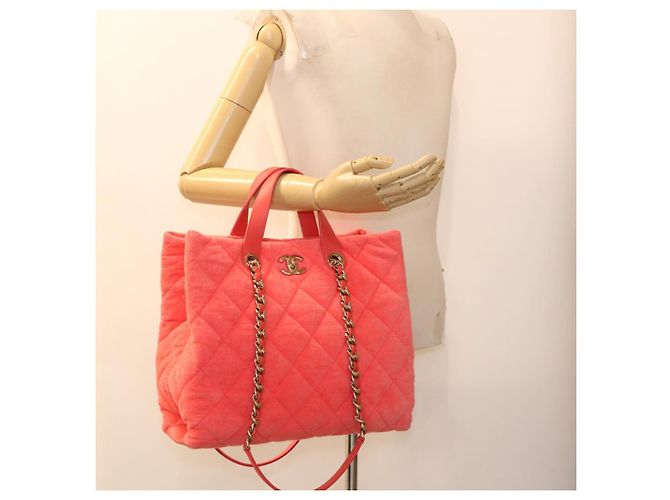 CHANEL Borsa a catena Pile 2way Rosa CC Auth ar9158SAV - vista 34
