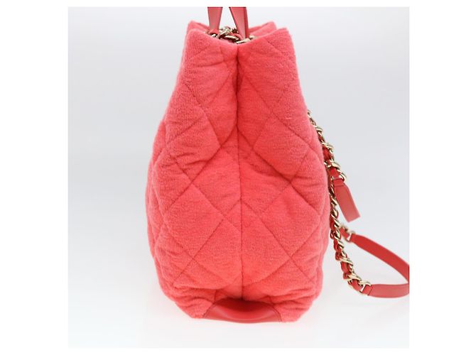 CHANEL Borsa a catena Pile 2way Rosa CC Auth ar9158SAV - vista 5