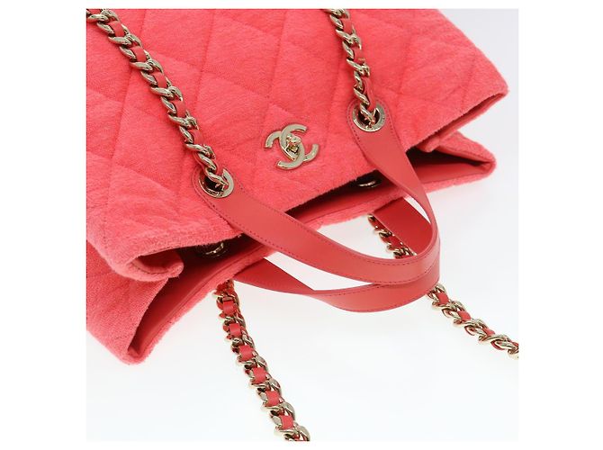 CHANEL Borsa a catena Pile 2way Rosa CC Auth ar9158SAV - vista 7