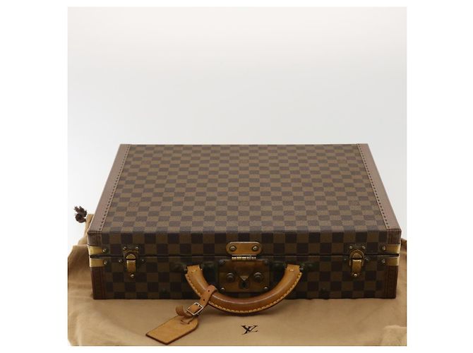 LOUIS VUITTON Trunk Presidente Damier Ebene SPO LV Auth 39928SV - vista 12