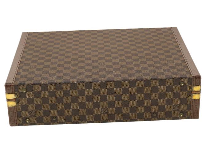 LOUIS VUITTON Trunk Presidente Damier Ebene SPO LV Auth 39928SV - vista 2