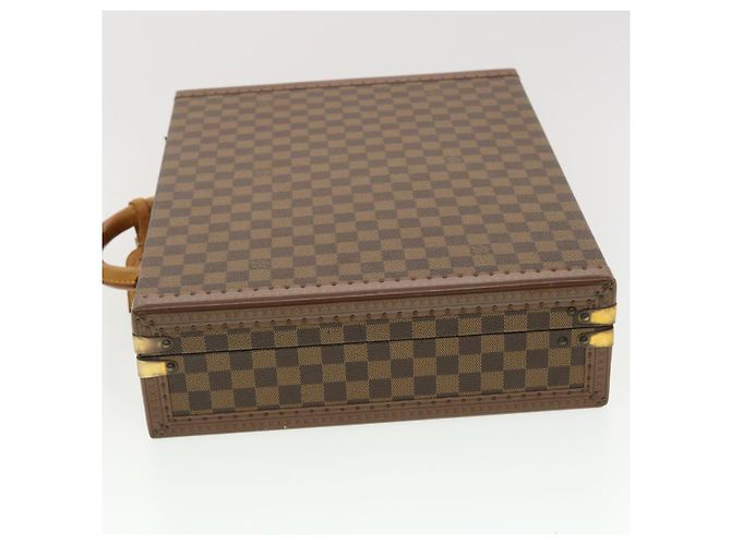 LOUIS VUITTON Trunk Presidente Damier Ebene SPO LV Auth 39928SV - vista 3