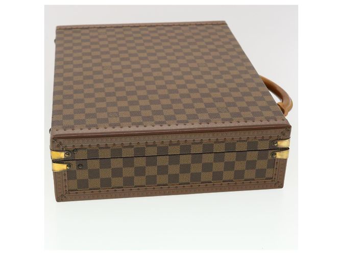 LOUIS VUITTON Trunk Presidente Damier Ebene SPO LV Auth 39928SV - vista 4