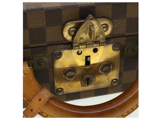 LOUIS VUITTON Trunk Presidente Damier Ebene SPO LV Auth 39928SV - vista 5