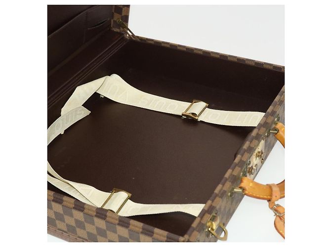LOUIS VUITTON Trunk Presidente Damier Ebene SPO LV Auth 39928SV - vista 9