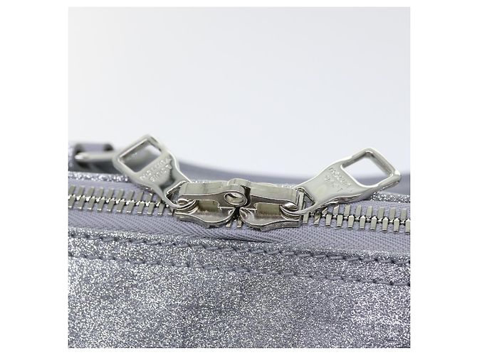 LOUIS VUITTON Borsa Keepall Bandoulière 50 Damier Glitter N58041 Auth LV 52528SV Argento - vista 19