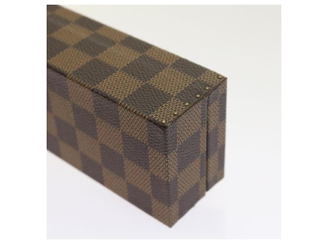 ASTUCCIO PER OROLOGI Damier Ebene LOUIS VUITTON Auth yk8757SV - vista 15