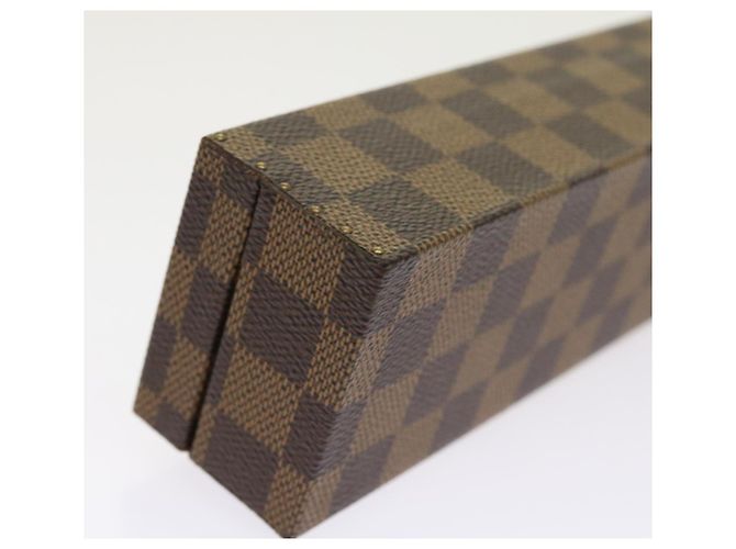 ASTUCCIO PER OROLOGI Damier Ebene LOUIS VUITTON Auth yk8757SV - vista 16