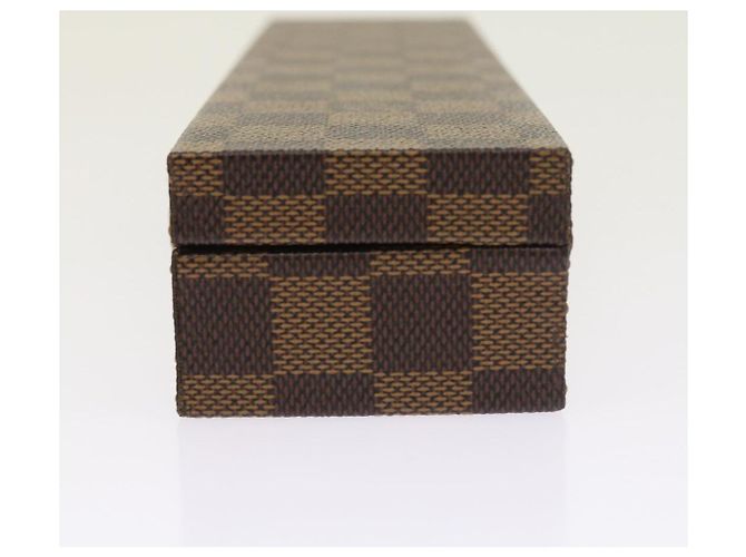 ASTUCCIO PER OROLOGI Damier Ebene LOUIS VUITTON Auth yk8757SV - vista 3