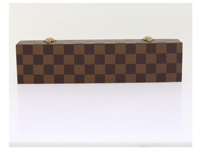 ASTUCCIO PER OROLOGI Damier Ebene LOUIS VUITTON Auth yk8757SV - vista 6
