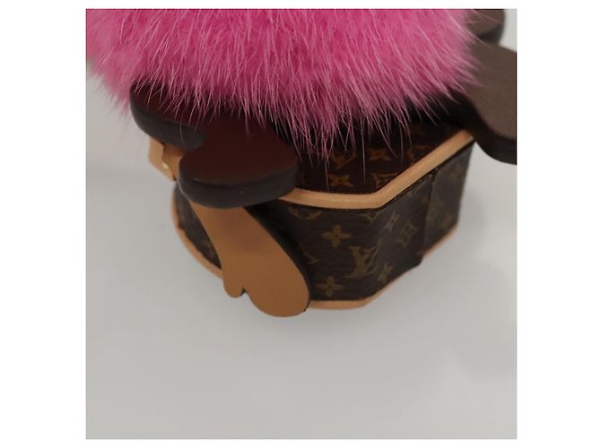 COLLANA MONKEY IN CATENA PER IL CORPO MONOGRAMMA LOUIS VUITTON Marrone LV Auth BA270SAV - vista 15