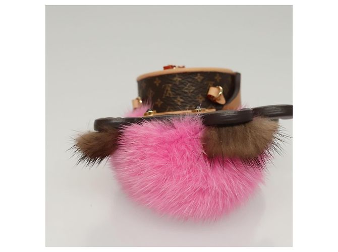 COLLANA MONKEY IN CATENA PER IL CORPO MONOGRAMMA LOUIS VUITTON Marrone LV Auth BA270SAV - vista 5