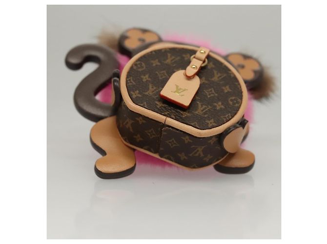 COLLANA MONKEY IN CATENA PER IL CORPO MONOGRAMMA LOUIS VUITTON Marrone LV Auth BA270SAV - vista 6