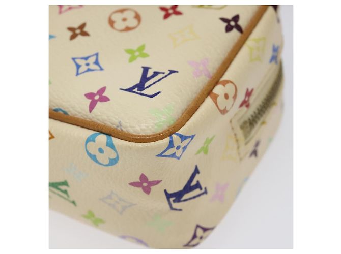 LOUIS VUITTON Pochette Wapity Monogram Multicolore Bianca M58033 Auth MX041V Bianco - vista 14