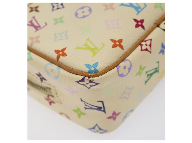 LOUIS VUITTON Pochette Wapity Monogram Multicolore Bianca M58033 Auth MX041V Bianco - vista 16