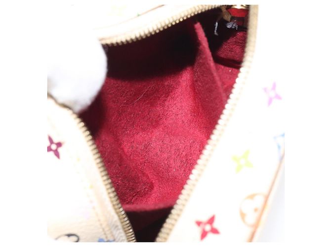 LOUIS VUITTON Pochette Wapity Monogram Multicolore Bianca M58033 Auth MX041V Bianco - vista 19