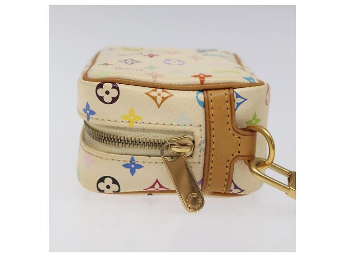 LOUIS VUITTON Pochette Wapity Monogram Multicolore Bianca M58033 Auth MX041V Bianco - vista 4