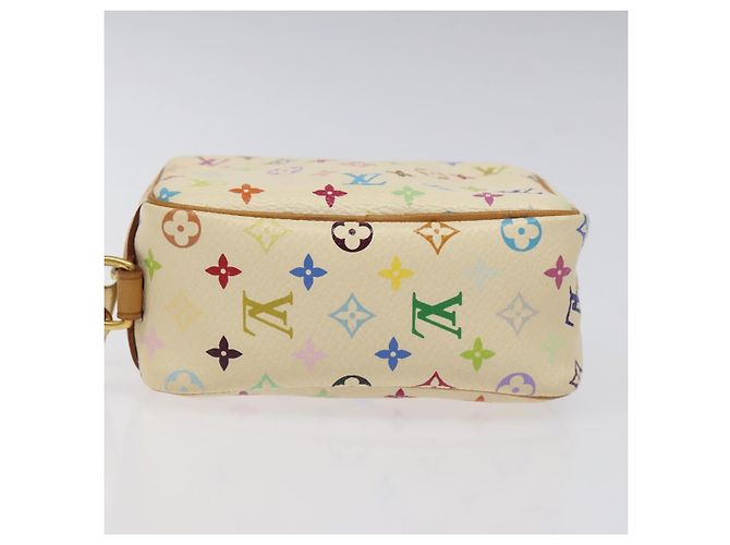 LOUIS VUITTON Pochette Wapity Monogram Multicolore Bianca M58033 Auth MX041V Bianco - vista 6