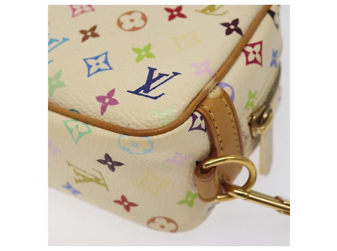 LOUIS VUITTON Pochette Wapity Monogram Multicolore Bianca M58033 Auth MX041V Bianco - vista 7