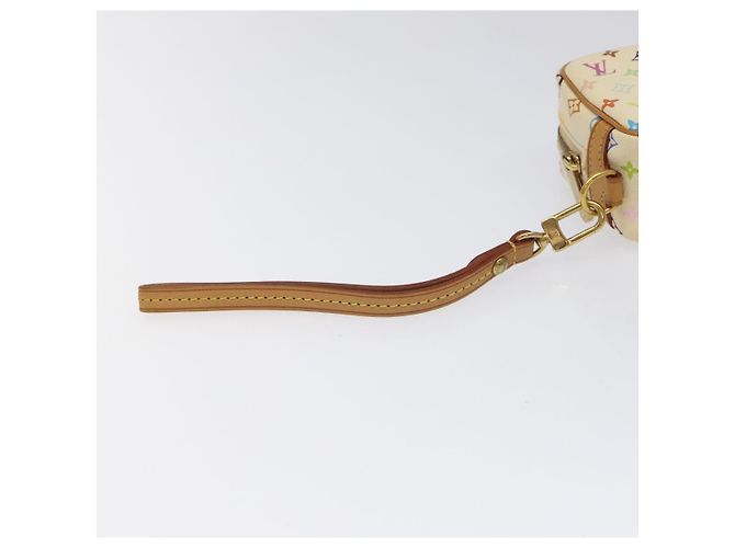 LOUIS VUITTON Pochette Wapity Monogram Multicolore Bianca M58033 Auth MX041V Bianco - vista 8