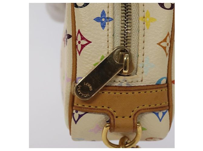 LOUIS VUITTON Pochette Wapity Monogram Multicolore Bianca M58033 Auth MX041V Bianco - vista 9