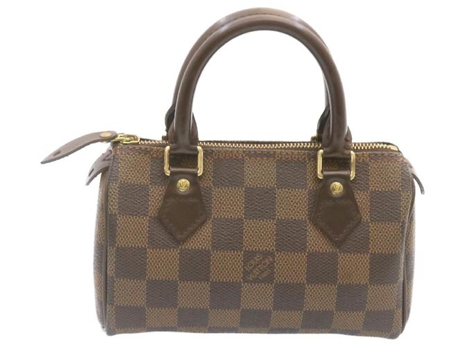 LOUIS VUITTON Mini Speedy Borsa Damier Ebene SP Order LV Auth 23260SM - vista 14