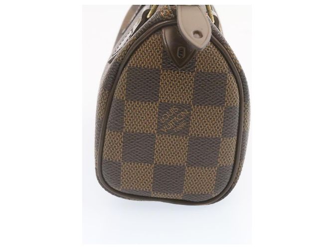LOUIS VUITTON Mini Speedy Borsa Damier Ebene SP Order LV Auth 23260SM - vista 4