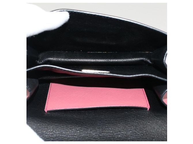 Saffiano PRADA Mini Borsa a Mano in pelle Safiano 2in1 Rosa Auth am4942V - vista 10