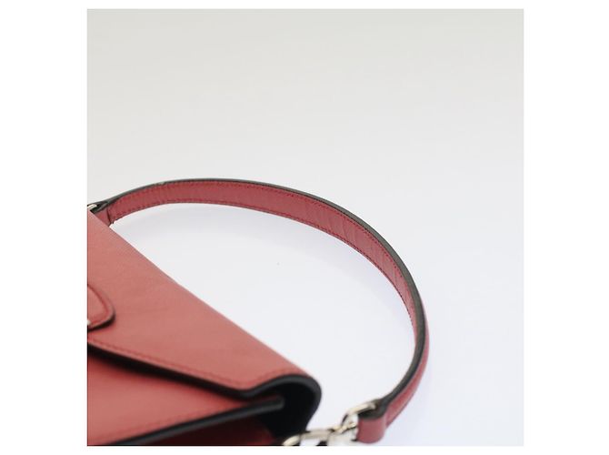 Saffiano PRADA Mini Borsa a Mano in pelle Safiano 2in1 Rosa Auth am4942V - vista 14