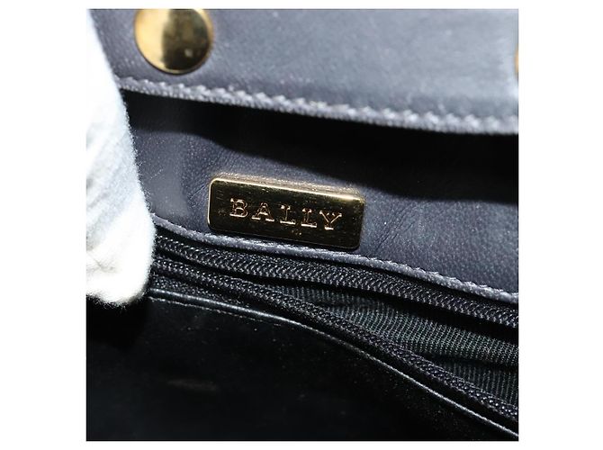BALLY Borsa a mano in pelle 2 vie grigia oro Auth bs27967 Marrone D'oro - vista 19