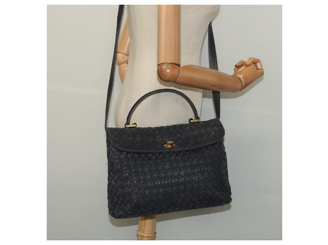 BALLY Borsa a mano in pelle 2 vie grigia oro Auth bs27967 Marrone D'oro - vista 24