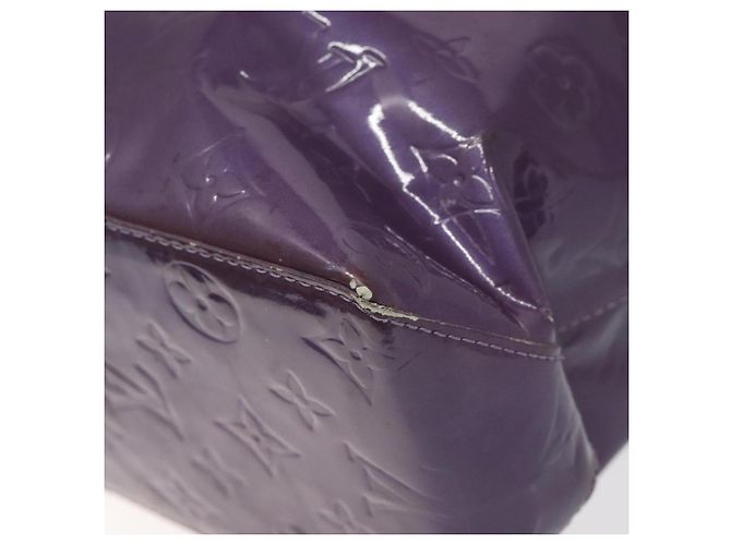 LOUIS VUITTON Borsa Tote Reade MM Monogram Vernis Viola M91087 LV Auth bs22185 Porpora - vista 11