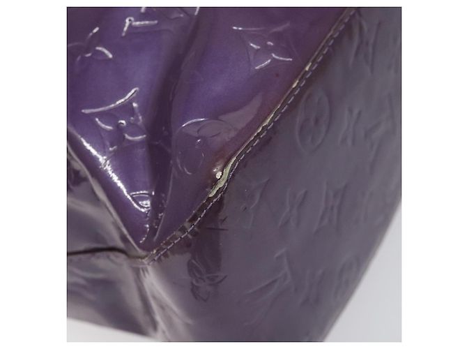 LOUIS VUITTON Borsa Tote Reade MM Monogram Vernis Viola M91087 LV Auth bs22185 Porpora - vista 12