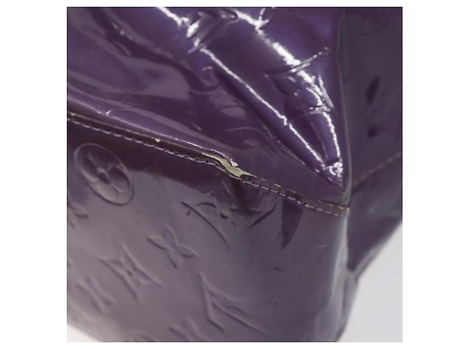 LOUIS VUITTON Borsa Tote Reade MM Monogram Vernis Viola M91087 LV Auth bs22185 Porpora - vista 13