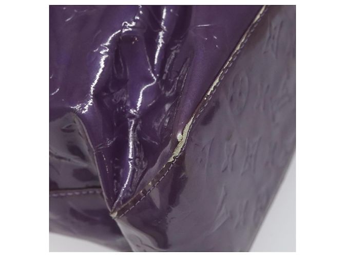 LOUIS VUITTON Borsa Tote Reade MM Monogram Vernis Viola M91087 LV Auth bs22185 Porpora - vista 14