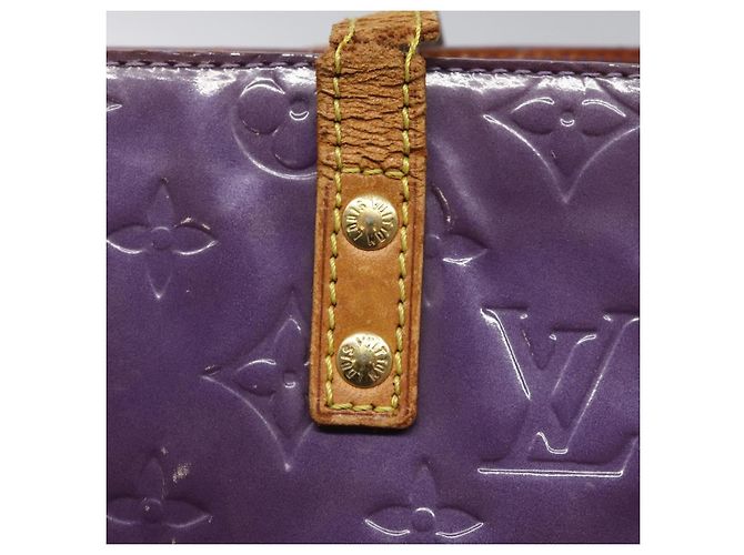 LOUIS VUITTON Borsa Tote Reade MM Monogram Vernis Viola M91087 LV Auth bs22185 Porpora - vista 15