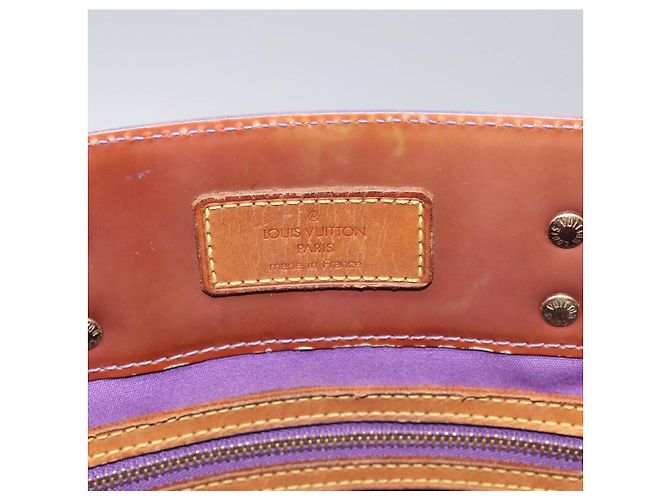 LOUIS VUITTON Borsa Tote Reade MM Monogram Vernis Viola M91087 LV Auth bs22185 Porpora - vista 16