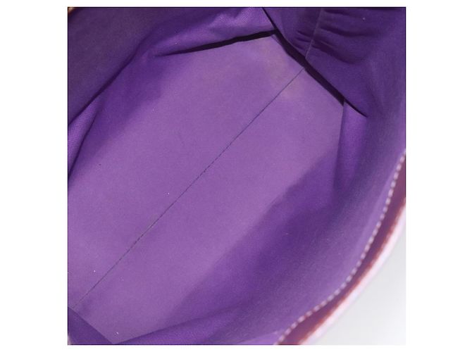 LOUIS VUITTON Borsa Tote Reade MM Monogram Vernis Viola M91087 LV Auth bs22185 Porpora - vista 17