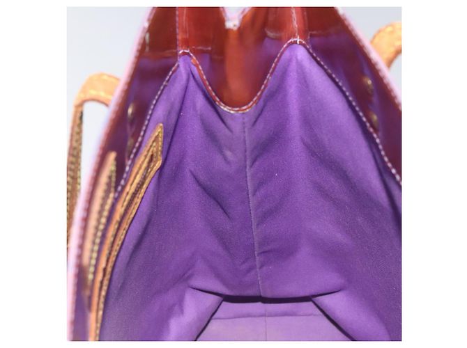 LOUIS VUITTON Borsa Tote Reade MM Monogram Vernis Viola M91087 LV Auth bs22185 Porpora - vista 18